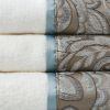 6 Piece Jacquard Towel Set