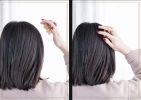 Natural Horn Hair Comb Head Meridian Comb Wooden Handle Large Toothed Shampoo Brush Massage Brush