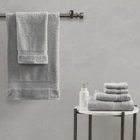 100% Egyptian Cotton 6 Piece Towel Set (Color: as Pic)