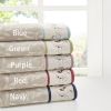 Embroidered Cotton Jacquard 6 Piece Towel Set